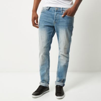 Light blue Only & Sons slim jeans